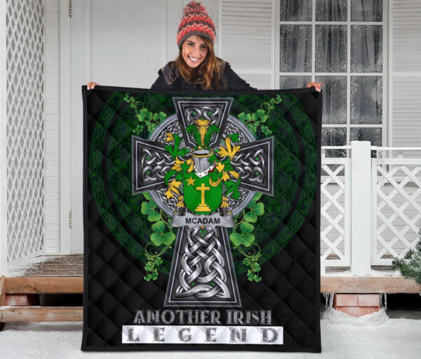 McAdam Ireland Premium Quilt Family Crest Ireland Legend - Image 3