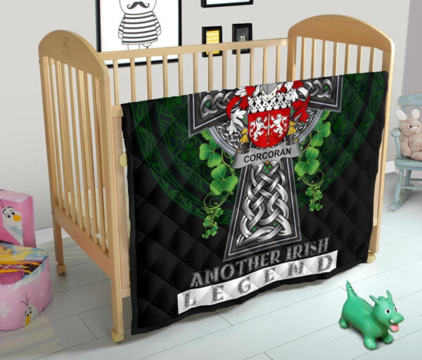 Corcoran or McCorcoran Ireland Premium Quilt Family Crest Ireland Legend - Image 12