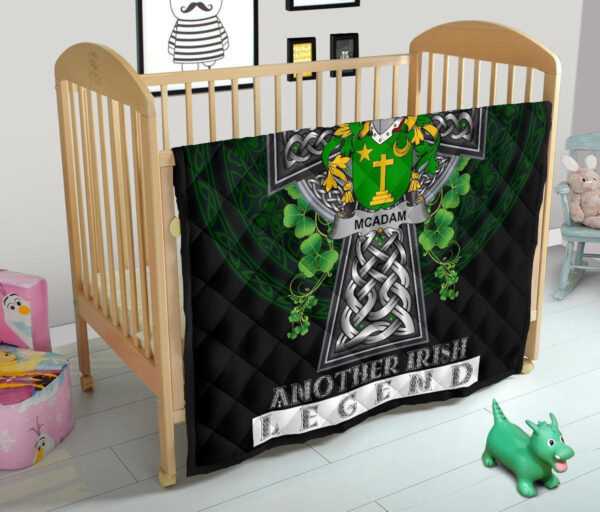 McAdam Ireland Premium Quilt Family Crest Ireland Legend - Image 12