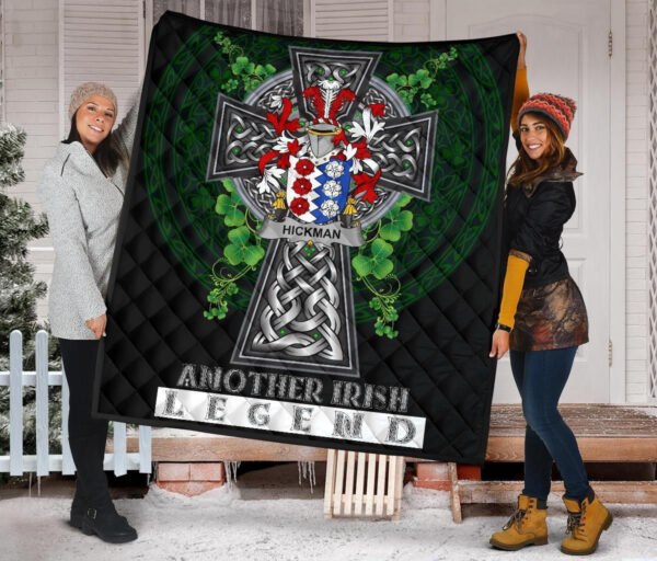 Hickman Ireland Premium Quilt Family Crest Ireland Legend - Image 2