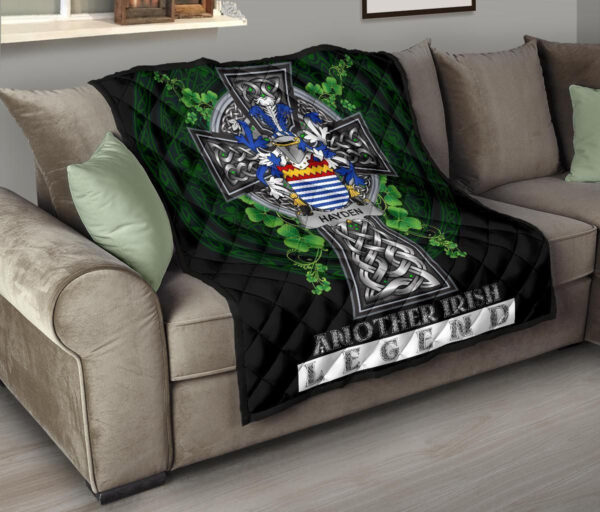 Hayden or O'Hayden Ireland Premium Quilt Family Crest Ireland Legend - Image 9