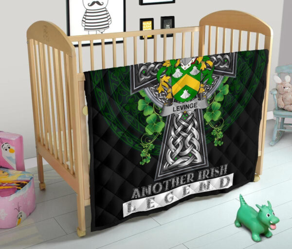 Levinge or Levens Ireland Premium Quilt Family Crest Ireland Legend - Image 12