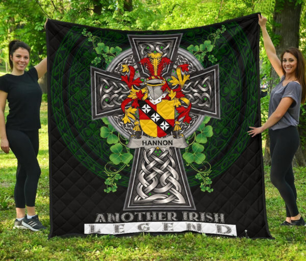 Hannon or O'Hannon Ireland Premium Quilt Family Crest Ireland Legend