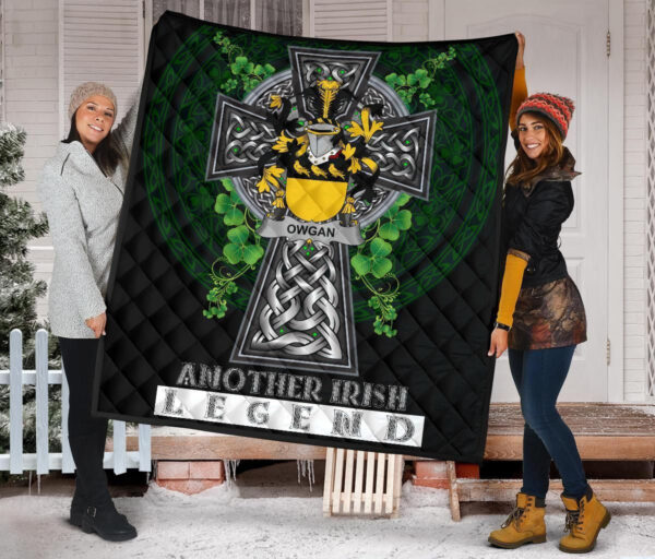 Owgan Ireland Premium Quilt Family Crest Ireland Legend - Image 2