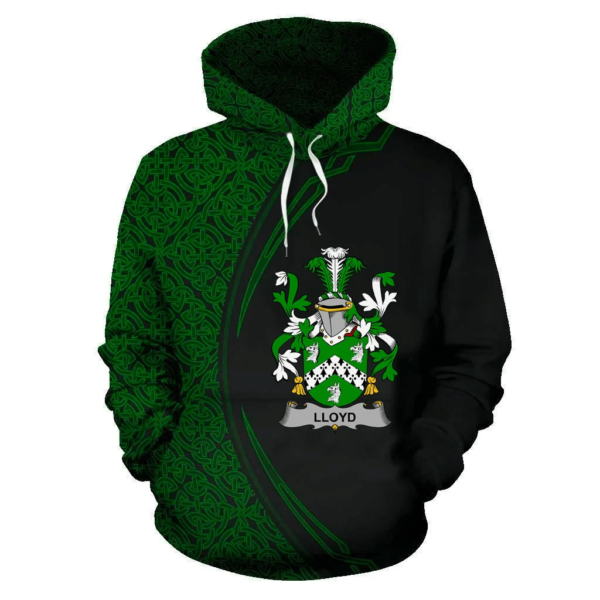 Ireland Hoodie - Lloyd Irish Family Crest Hoodie - Celtic Circle Style - Image 2