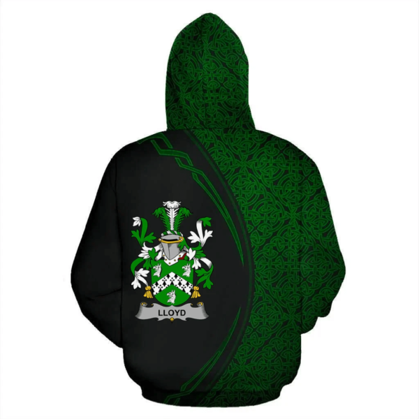 Ireland Hoodie - Lloyd Irish Family Crest Hoodie - Celtic Circle Style - Image 3