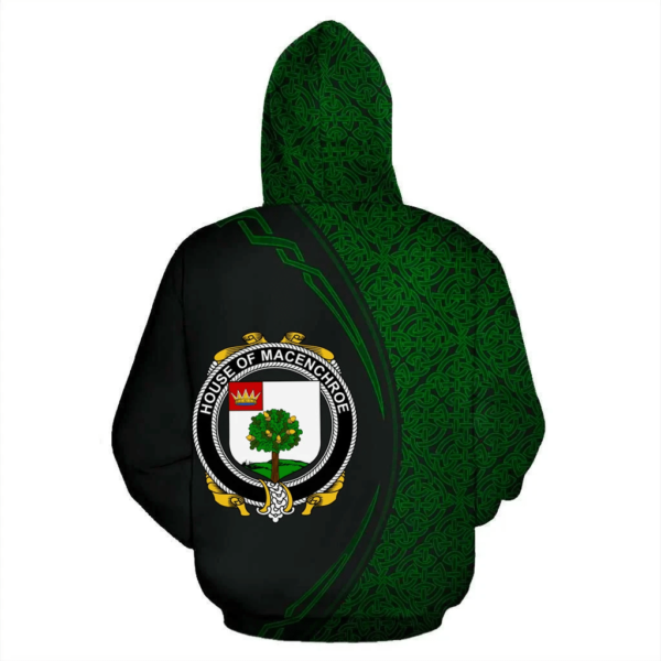 Ireland Hoodie - House of MACENCHROE Irish Family Crest Hoodie - Celtic Circle Style - Image 3