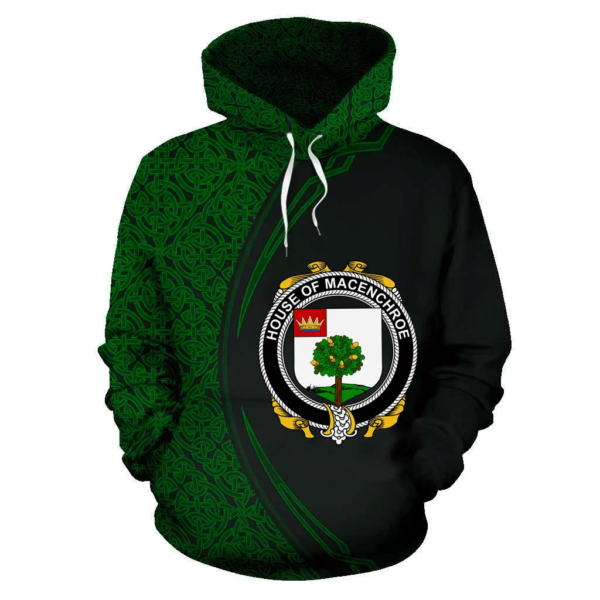 Ireland Hoodie - House of MACENCHROE Irish Family Crest Hoodie - Celtic Circle Style - Image 2