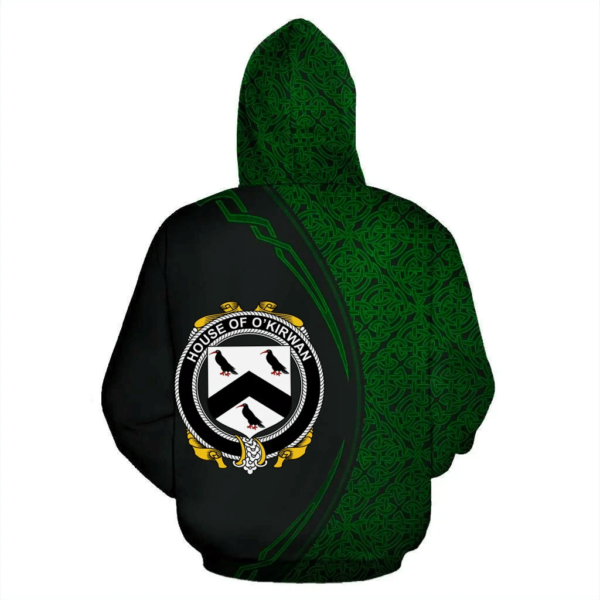 Ireland Hoodie - House of O'KIRWAN Irish Family Crest Hoodie - Celtic Circle Style - Image 3