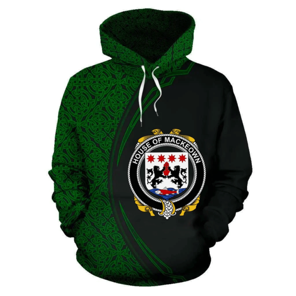 Ireland Hoodie - House of MACKEOWN Irish Family Crest Hoodie - Celtic Circle Style - Image 2