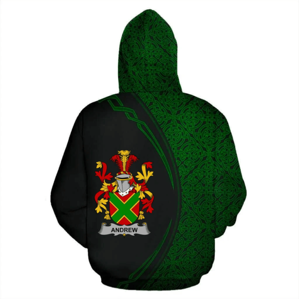 Ireland Hoodie - Andrew Irish Family Crest Hoodie - Celtic Circle Style - Image 3