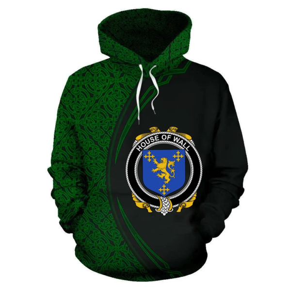 Ireland Hoodie - House of WALL Irish Family Crest Hoodie - Celtic Circle Style - Image 2