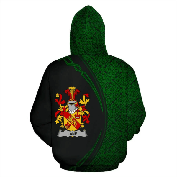 Ireland Hoodie - Lane Irish Family Crest Hoodie - Celtic Circle Style - Image 3