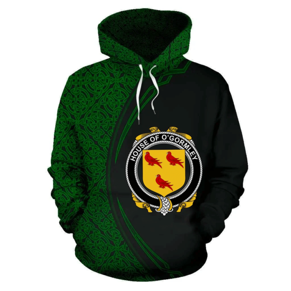 Ireland Hoodie - House of O'GORMLEY Irish Family Crest Hoodie - Celtic Circle Style - Image 2