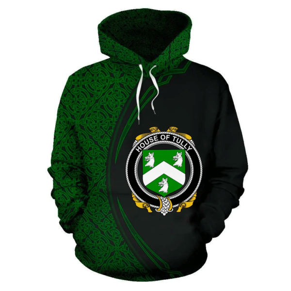 Ireland Hoodie - House of TULLY (MACATILLA)) Irish Family Crest Hoodie - Celtic Circle Style - Image 2