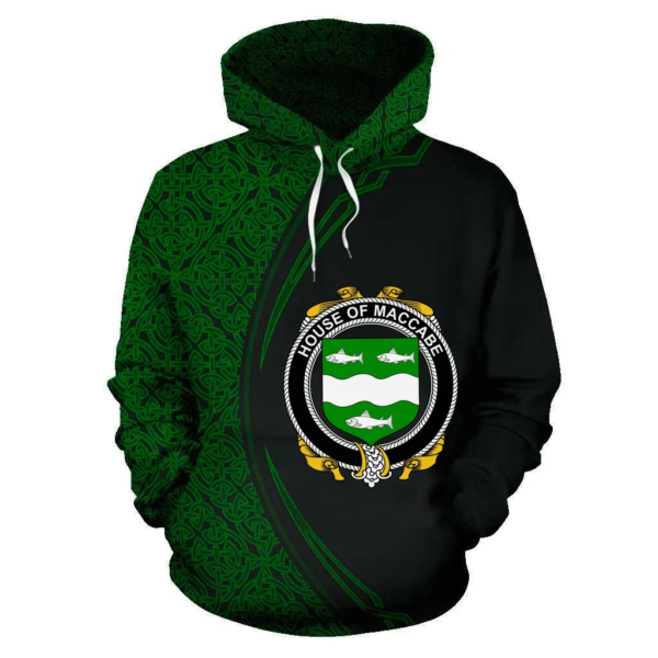 Ireland Hoodie - House of MACCABE Irish Family Crest Hoodie - Celtic Circle Style - Image 2