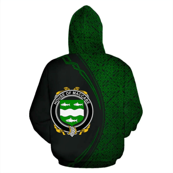 Ireland Hoodie - House of MACCABE Irish Family Crest Hoodie - Celtic Circle Style - Image 3