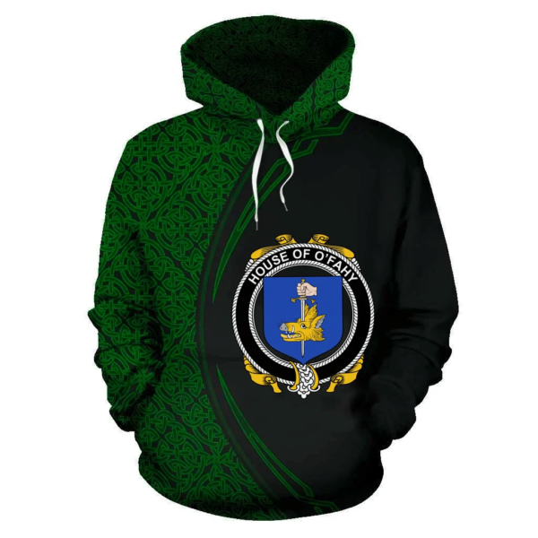 Ireland Hoodie - House of O'FAHY Irish Family Crest Hoodie - Celtic Circle Style - Image 2