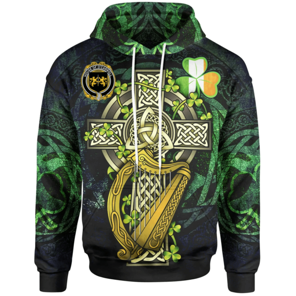 Ireland Hoodie - House of O'CARROLL Ireland with Celtic Cross