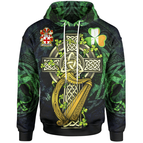 Ireland Hoodie - Laurence Ireland with Celtic Cross