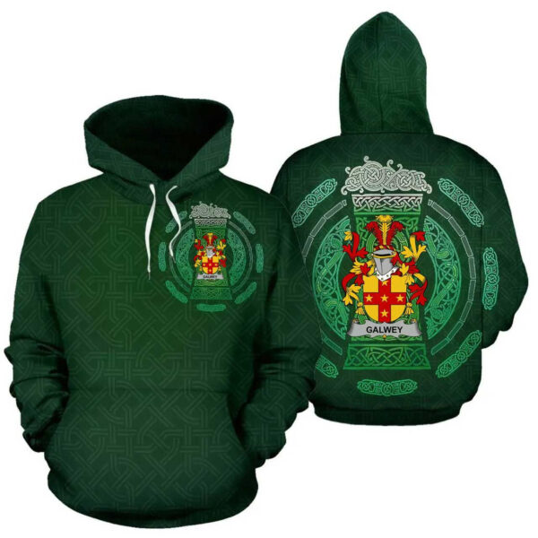 Ireland Hoodie - Galwey Irish Family Crest Hoodie - Celtic Beer