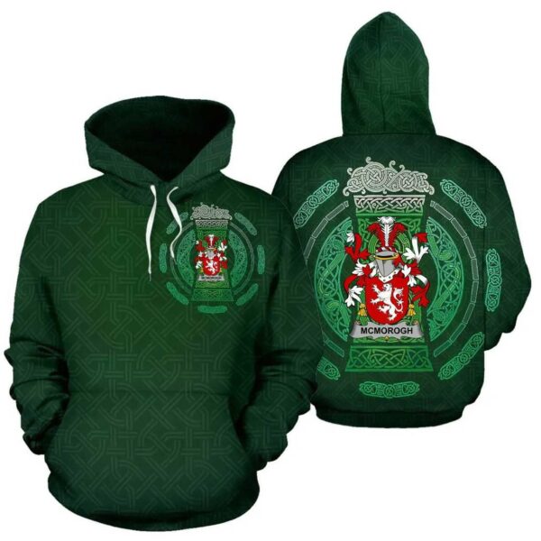 Ireland Hoodie - McMorogh or McMorrow Irish Family Crest Hoodie - Celtic Beer