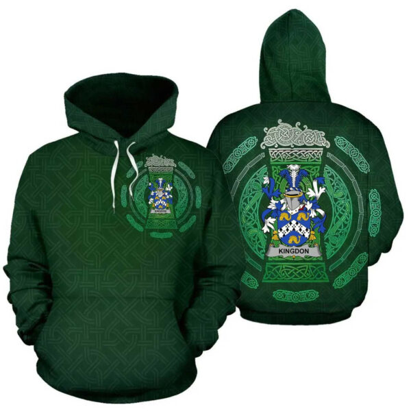 Ireland Hoodie - Kingdon Irish Family Crest Hoodie - Celtic Beer