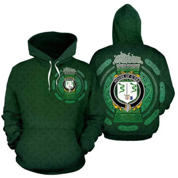 Ireland Hoodie - House of O'DEA Irish Family Crest Hoodie - Celtic Beer