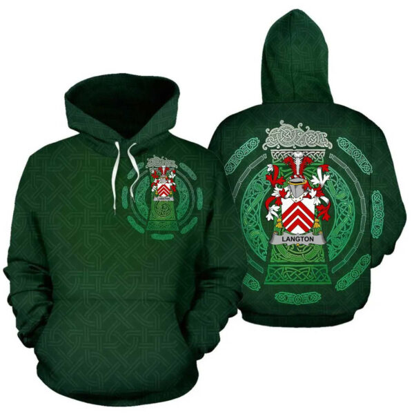 Ireland Hoodie - Langton Irish Family Crest Hoodie - Celtic Beer