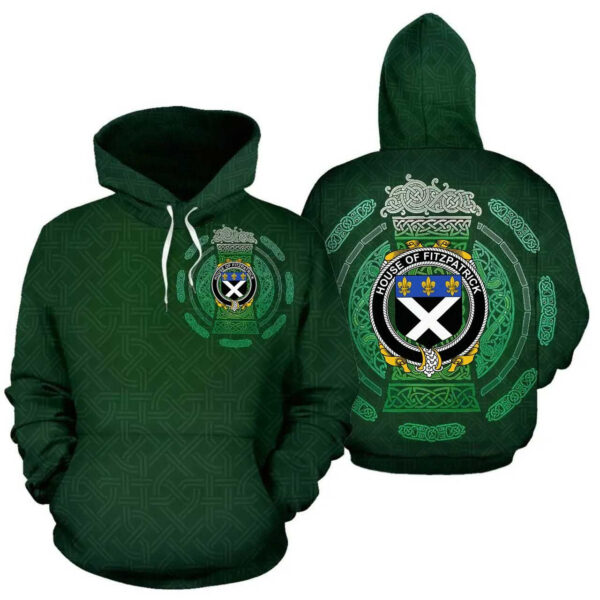 Ireland Hoodie - House of FITZPATRICK Irish Family Crest Hoodie - Celtic Beer