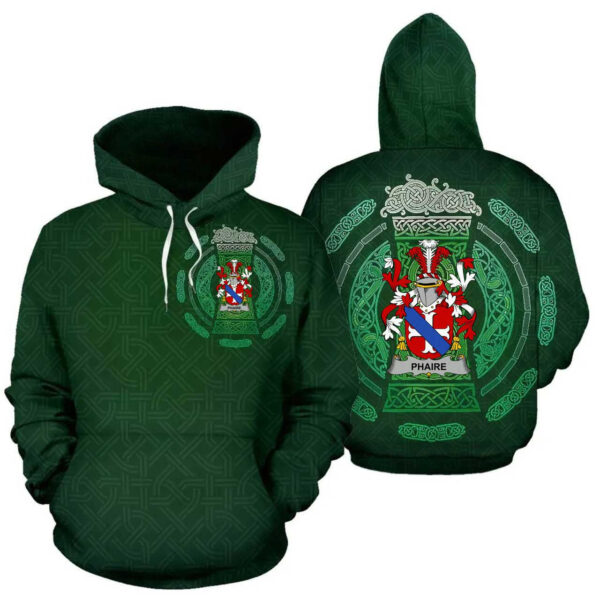 Ireland Hoodie - Phaire Irish Family Crest Hoodie - Celtic Beer