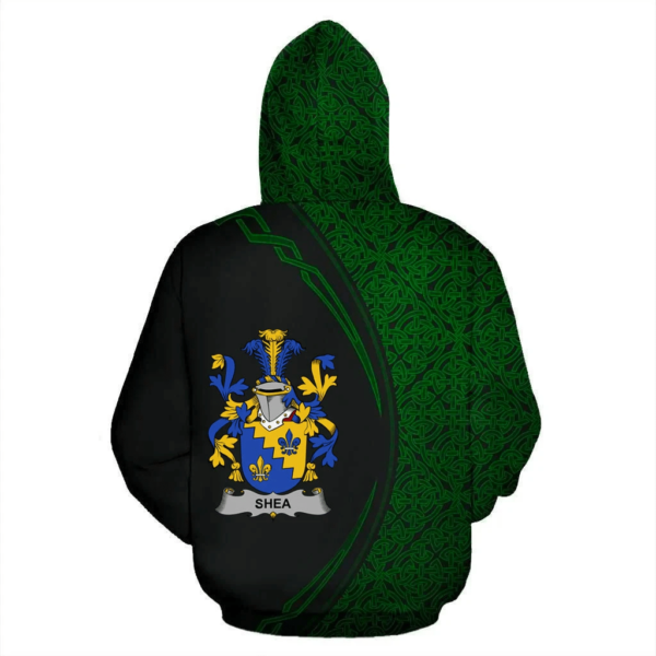 Ireland Hoodie - Shea or O'Shee Irish Family Crest Hoodie - Celtic Circle Style - Image 3