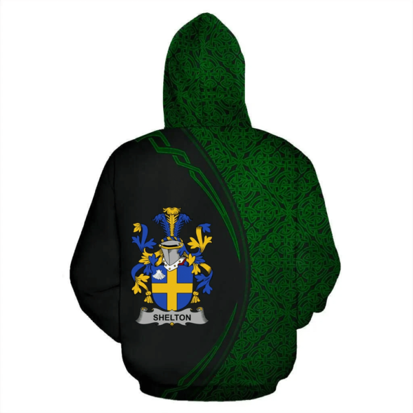 Ireland Hoodie - Shelton Irish Family Crest Hoodie - Celtic Circle Style - Image 3