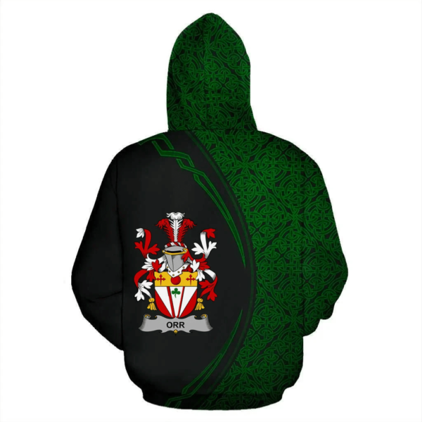 Ireland Hoodie - Orr Irish Family Crest Hoodie - Celtic Circle Style - Image 3