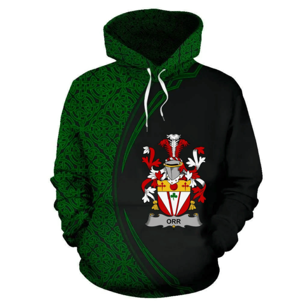 Ireland Hoodie - Orr Irish Family Crest Hoodie - Celtic Circle Style - Image 2