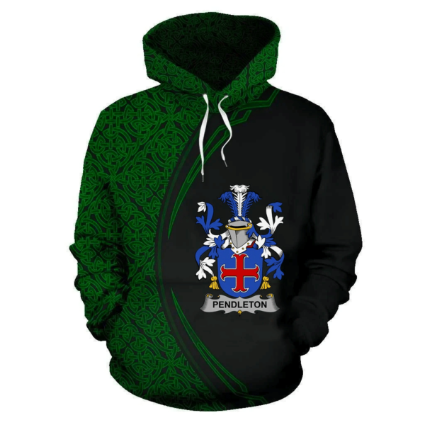 Ireland Hoodie - Pendleton Irish Family Crest Hoodie - Celtic Circle Style - Image 2