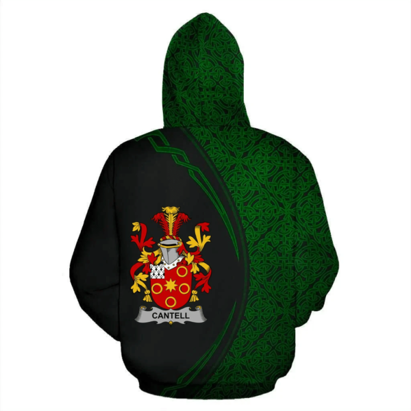 Ireland Hoodie - Cantell Irish Family Crest Hoodie - Celtic Circle Style - Image 3