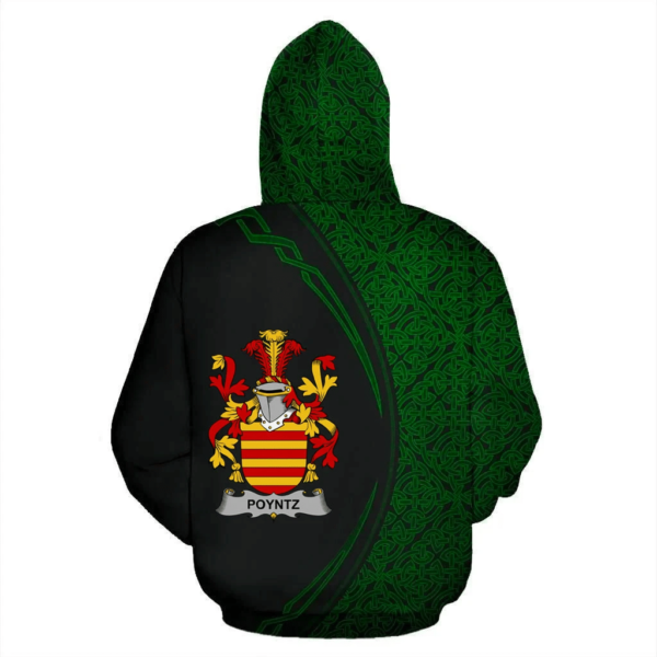 Ireland Hoodie - Poyntz Irish Family Crest Hoodie - Celtic Circle Style - Image 3