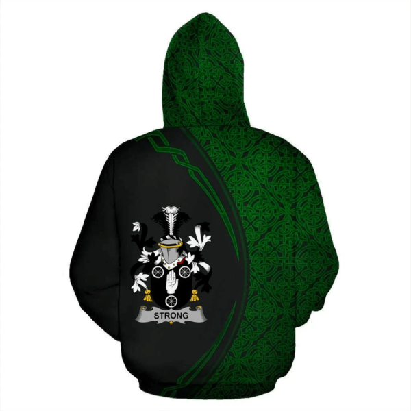 Ireland Hoodie - Strong Irish Family Crest Hoodie - Celtic Circle Style - Image 3