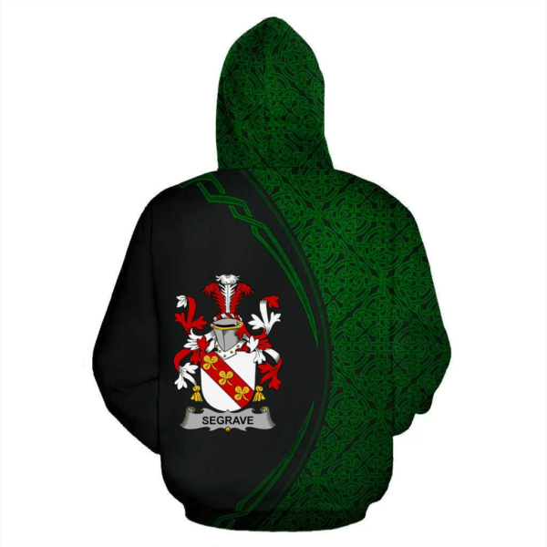 Ireland Hoodie - Segrave Irish Family Crest Hoodie - Celtic Circle Style - Image 3