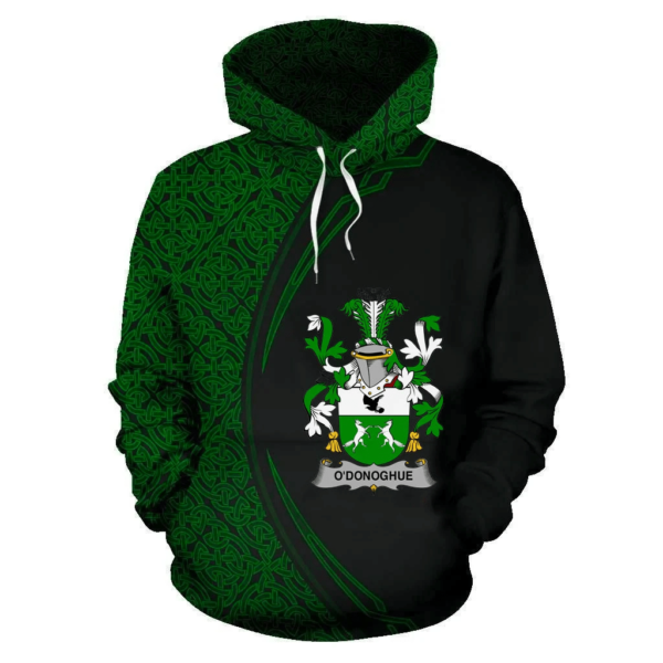 Ireland Hoodie - O'Donoghue Irish Family Crest Hoodie - Celtic Circle Style - Image 2