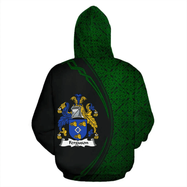 Ireland Hoodie - Ferguson Irish Family Crest Hoodie - Celtic Circle Style - Image 3