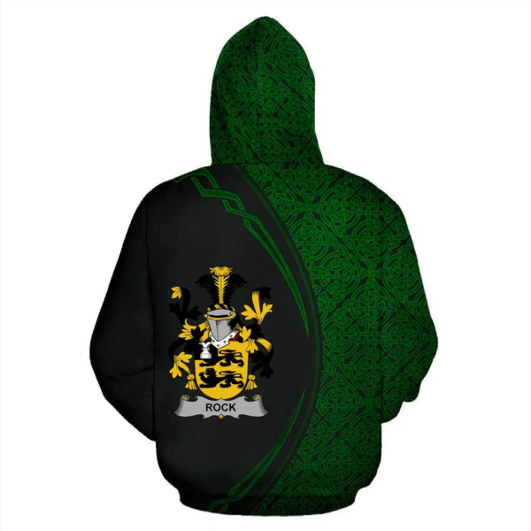 Ireland Hoodie - Rock Irish Family Crest Hoodie - Celtic Circle Style - Image 3