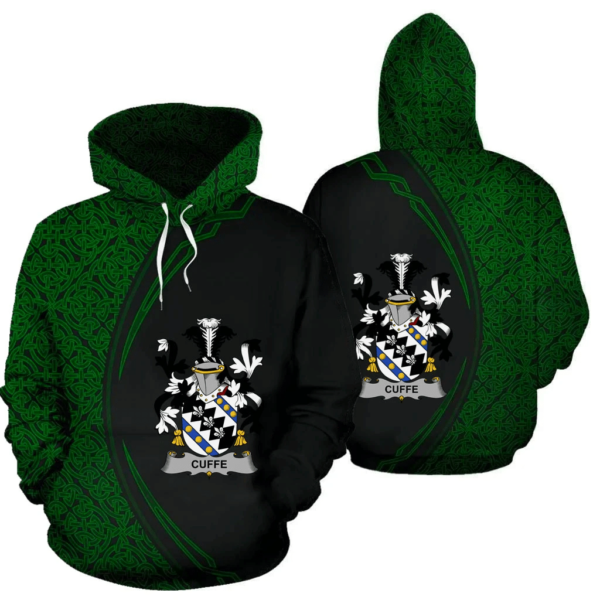 Ireland Hoodie - Cuffe Irish Family Crest Hoodie - Celtic Circle Style