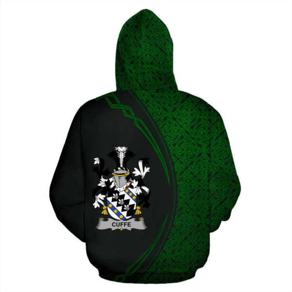 Ireland Hoodie - Cuffe Irish Family Crest Hoodie - Celtic Circle Style - Image 3