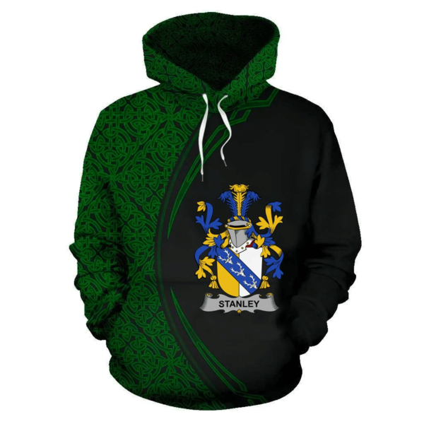 Ireland Hoodie - Stanley Irish Family Crest Hoodie - Celtic Circle Style - Image 2