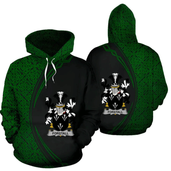 Ireland Hoodie - Forstall Irish Family Crest Hoodie - Celtic Circle Style