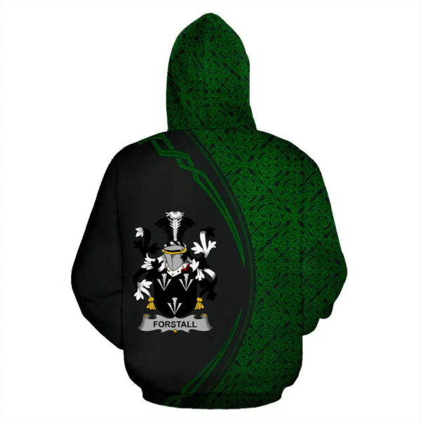 Ireland Hoodie - Forstall Irish Family Crest Hoodie - Celtic Circle Style - Image 3