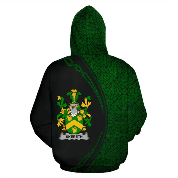 Ireland Hoodie - Skereth or Skerret Irish Family Crest Hoodie - Celtic Circle Style - Image 3