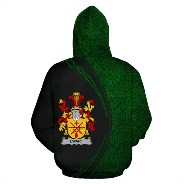 Ireland Hoodie - Ewart Irish Family Crest Hoodie - Celtic Circle Style - Image 3